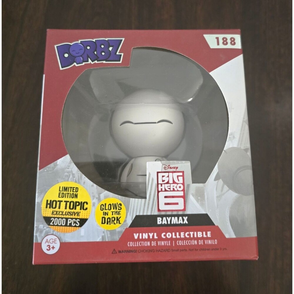 Funko Dorbz: Baymax (Big Hero 6) Glow Hot Topic Exclusive LE 2000 #188
